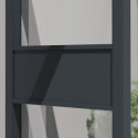 Canopia by Palram Marquise auvent Aluminium Gris 1.52m²