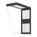 Canopia by Palram Marquise auvent Aluminium Gris 2.06m²