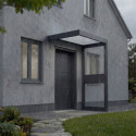 Canopia by Palram Marquise auvent Aluminium Gris 1.52m²