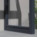 Canopia by Palram Marquise auvent Aluminium Gris 1.52m²