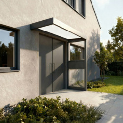 Canopia by Palram Marquise auvent Aluminium Gris 2.06m²