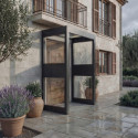 Canopia by Palram Marquise auvent Aluminium Gris 1.52m²