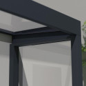 Canopia by Palram Marquise auvent Aluminium Gris 1.52m²