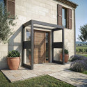 Canopia by Palram Marquise auvent Aluminium Gris 2.06m²