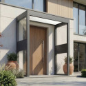 Canopia by Palram Marquise auvent Aluminium Gris 2.06m²