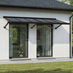 Canopia by Palram Marquise auvent Aluminium Gris 2.00m²