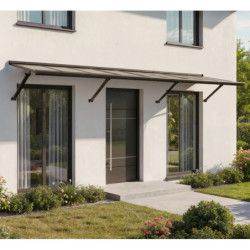Canopia by Palram Marquise auvent Aluminium Gris 3m²