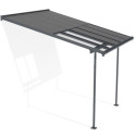 Canopia by Palram Toit de terrasse alu Aluminium Gris 9.4m²