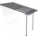 Canopia by Palram Toit de terrasse alu Aluminium Gris 9.4m²