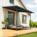 Canopia by Palram Toit de terrasse alu Aluminium Gris 9.4m²