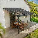 Canopia by Palram Toit de terrasse alu Aluminium Gris 9.4m²