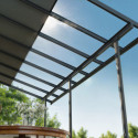 Canopia by Palram Toit de terrasse alu Aluminium Gris 9.4m²