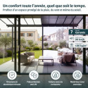 Canopia by Palram Toit de terrasse alu Aluminium Gris 9.4m²