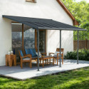 Canopia by Palram Toit de terrasse alu Aluminium Gris 13m²