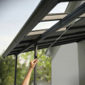 Canopia by Palram Toit de terrasse alu Aluminium Gris 16.60m²