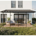 Canopia by Palram Toit de terrasse alu Aluminium Gris 22m²