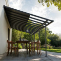 Canopia by Palram Toit de terrasse alu Aluminium Gris 22m²