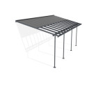 Canopia by Palram Toit de terrasse alu Aluminium Gris 22m²