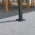Canopia by Palram Toit de terrasse alu Aluminium Gris 22m²