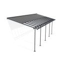 Canopia by Palram Toit de terrasse alu Aluminium Gris 25.7m²