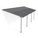 Canopia by Palram Toit de terrasse alu Aluminium Gris 27.6m²