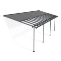 Canopia by Palram Toit de terrasse alu Aluminium Gris 27.6m²