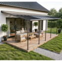Canopia by Palram Toit de terrasse alu Aluminium Gris 29m²