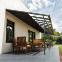Canopia by Palram Toit de terrasse alu Aluminium Gris 29m²