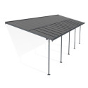 Canopia by Palram Toit de terrasse alu Aluminium Gris 29m²