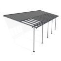 Canopia by Palram Toit de terrasse alu Aluminium Gris 29m²