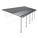 Canopia by Palram Toit de terrasse alu Aluminium Gris 29m²