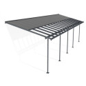 Canopia by Palram Toit de terrasse alu Aluminium Gris 31.20m²