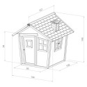 Cabane pour enfants en bois ALICE 95x108x142cm AXI