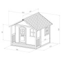 Cabane pour enfants en bois MILAN 180x180x175cm AXI