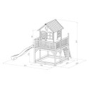 Cabane pour enfants en bois LIAM sans balançoire 118x120x174cm AXI