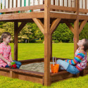 Cabane pour enfants en bois LIAM sans balançoire 118x120x174cm AXI
