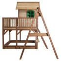 Cabane pour enfants en bois LIAM avec 1 balançoire 118x120x174cm AXI
