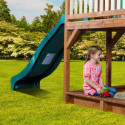 Cabane pour enfants en bois LIAM avec 2 balançoires 118x120x174cm AXI
