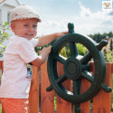 Station de jeux GIANT pour enfants en bois séché et lasuré teck FUNGOO