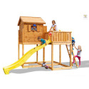Cabane pour enfants en bois séché et lasuré MY SIDE - FUNGOO