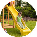 Aire de jeux pour enfants en bois séché lasuré MyHouse Spider - FUNGOO