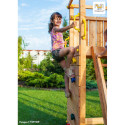Station de jeux en bois séché lasuré RAINBOW FORTRESS TIP - FUNGOO