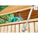 Station de jeux en bois séché lasuré RAINBOW FORTRESS TIP - FUNGOO
