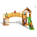 Station de jeux en bois séché lasuré RAINBOW FORTRESS TIP - FUNGOO