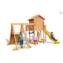Aire de jeux pour enfants en bois séché lasuré MYSIDE SPIDER - FUNGOO
