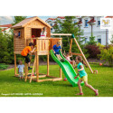 Aire de jeux pour enfants en bois séché lasuré MYHOUSE MOVE - FUNGOO