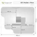 Station de jeux pour enfants en bois séché lasuré MOVE MYSIDE - FUNGOO