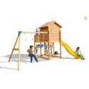Station de jeux pour enfants en bois séché lasuré MOVE MYSIDE - FUNGOO