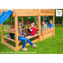 Aire de jeux en bois pour enfants MY HOUSE FREE TIME BEACH - FUNGOO