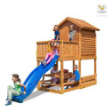 Aire de jeux en bois pour enfants MY HOUSE FREE TIME BEACH - FUNGOO